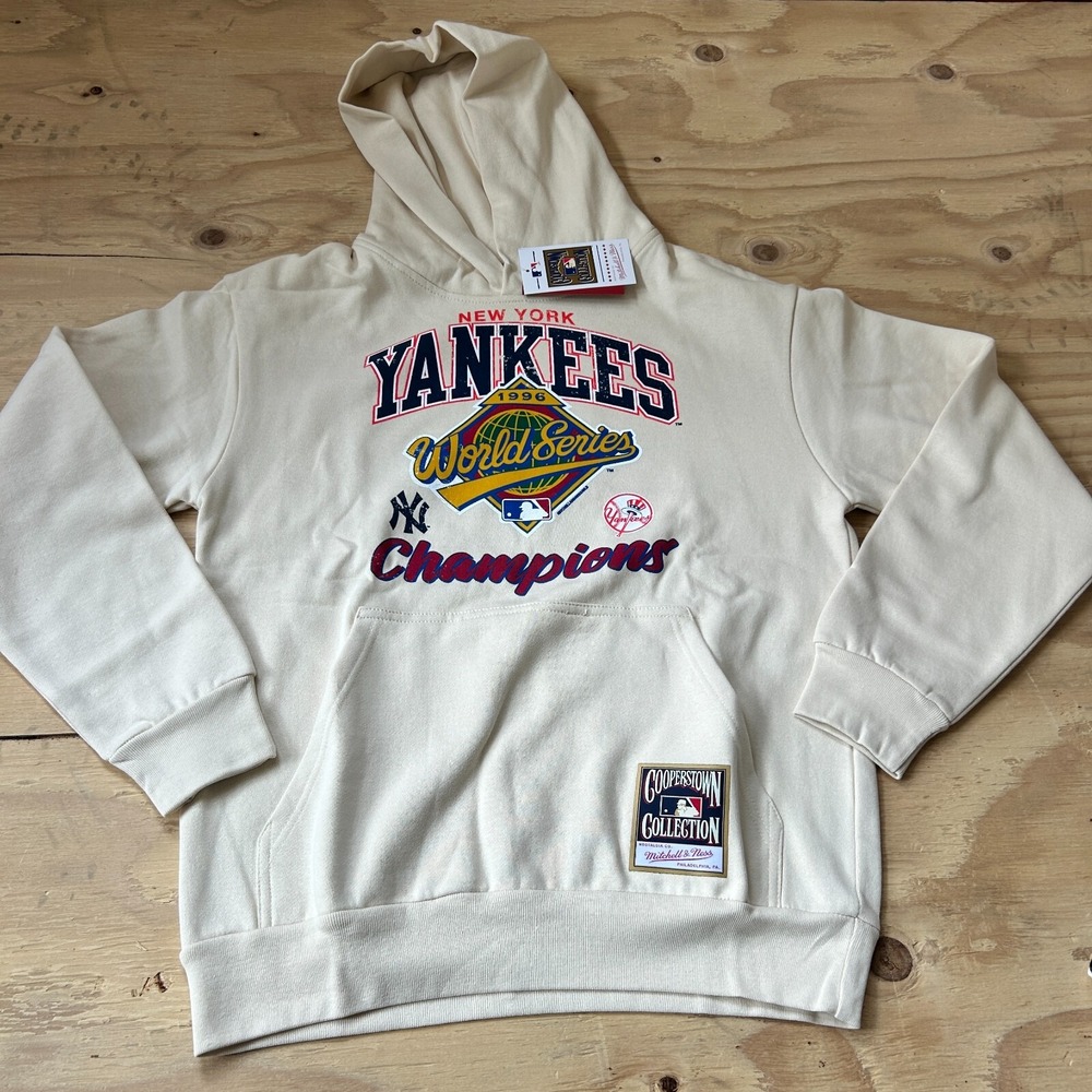 Mitchell & Ness New York Yankees 1996 World Series Champions Cream Hoodie Men M